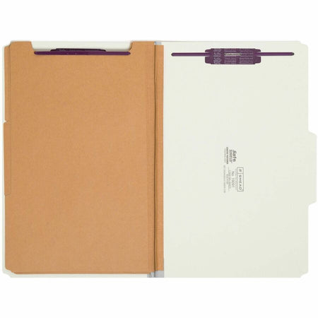 Smead SafeSHIELD 2/5 Tab Cut Legal Recycled Classification Folder - Alternate-Image1