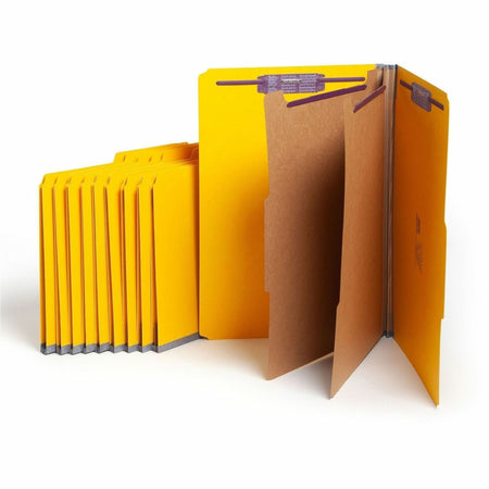 Smead SafeSHIELD 2/5 Tab Cut Legal Recycled Classification Folder - 2000