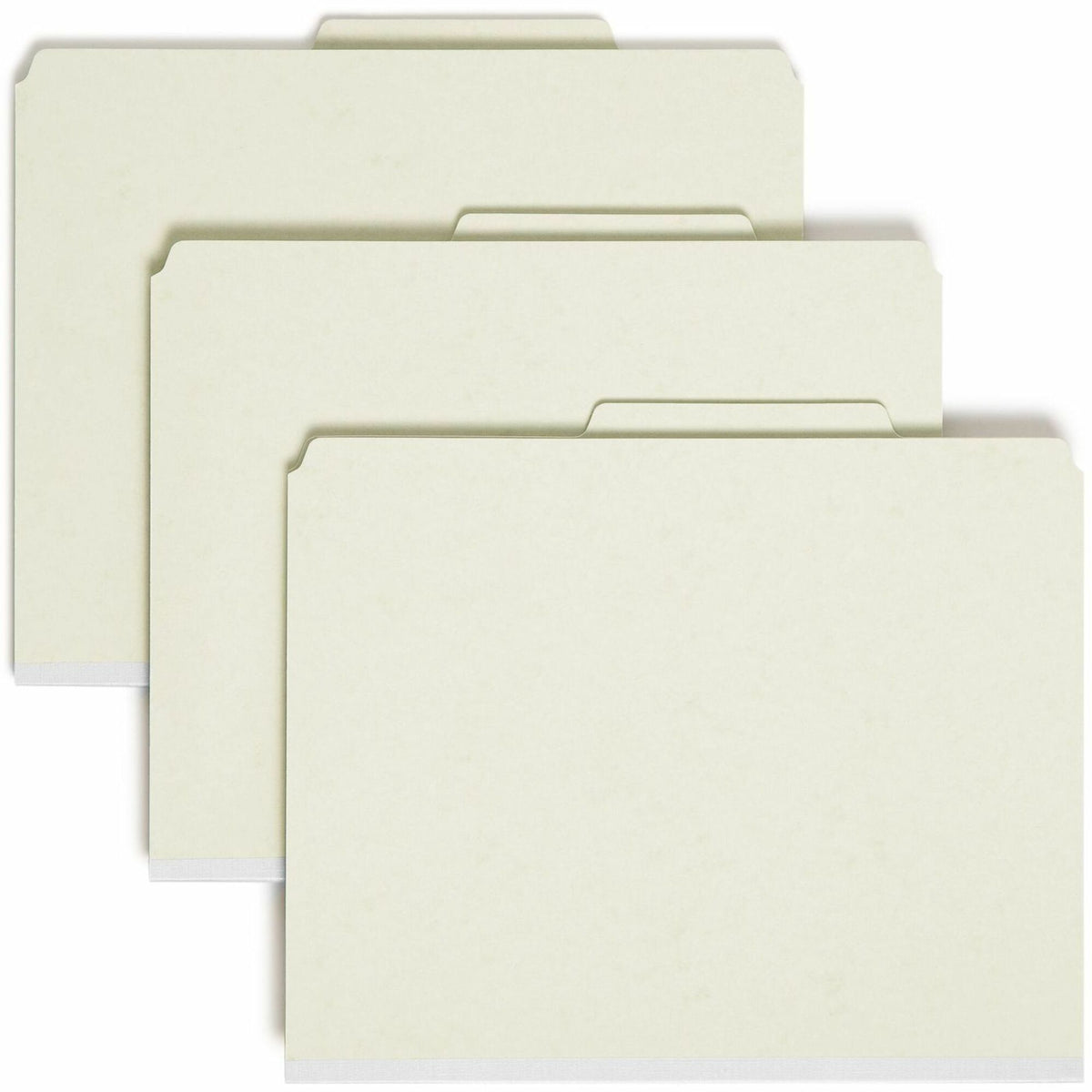 Smead SafeSHIELD 2/5 Tab Cut Letter Recycled Classification Folder - 2000