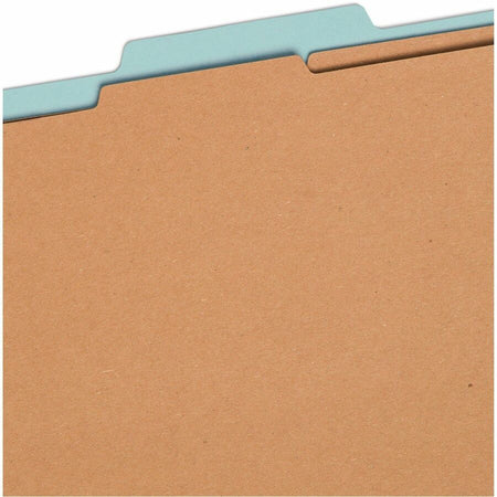 Smead SafeSHIELD 2/5 Tab Cut Letter Recycled Classification Folder - Top