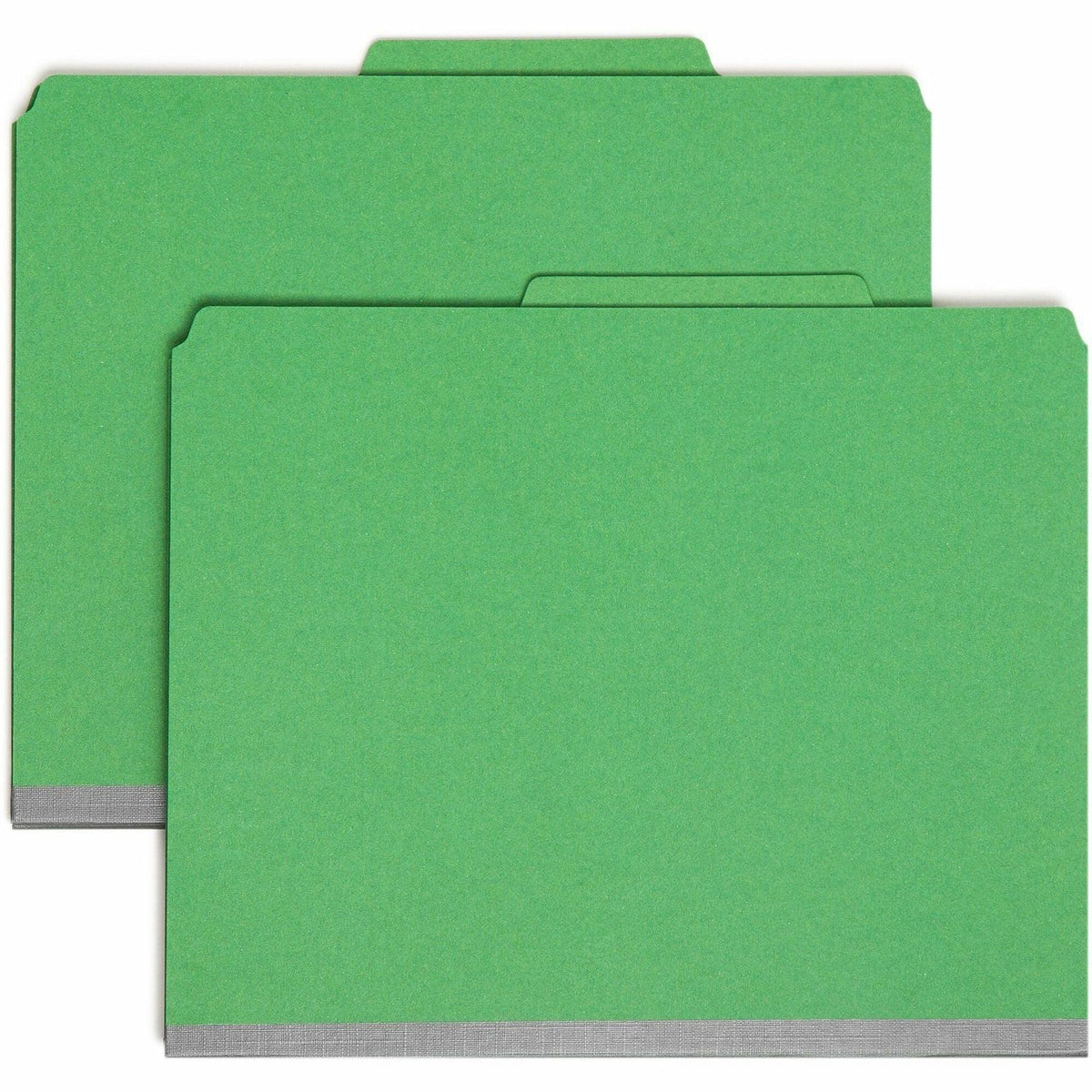 Smead SafeSHIELD 2/5 Tab Cut Letter Recycled Classification Folder - 2000