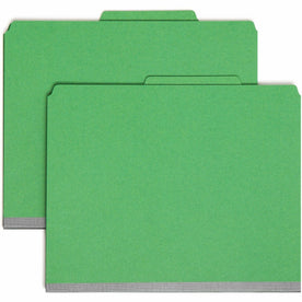 Smead SafeSHIELD 2/5 Tab Cut Letter Recycled Classification Folder - 2000