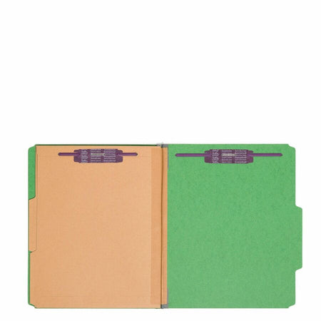 Smead SafeSHIELD 2/5 Tab Cut Letter Recycled Classification Folder - Alternate-Image1