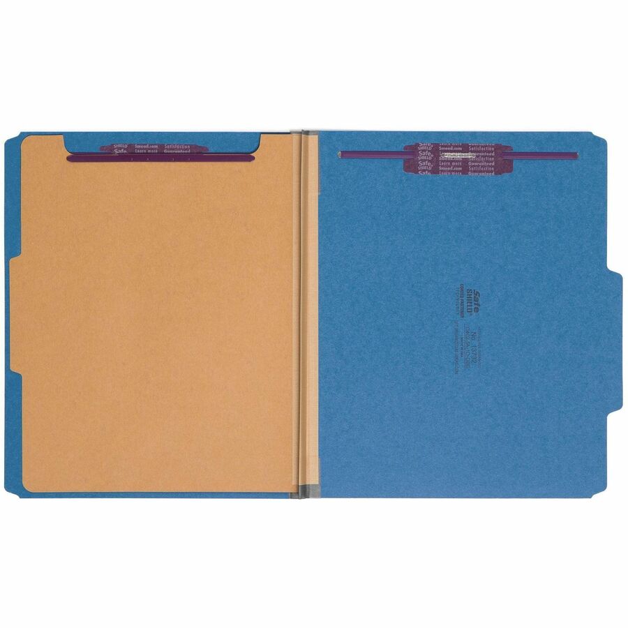 Smead SafeSHIELD 2/5 Tab Cut Letter Recycled Classification Folder - Alternate-Image6