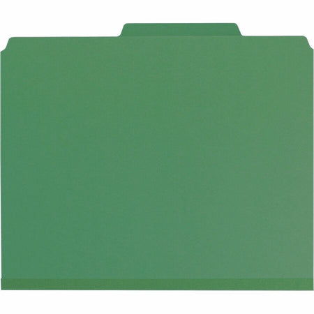 Smead SafeSHIELD 2/5 Tab Cut Letter Recycled Classification Folder - Front