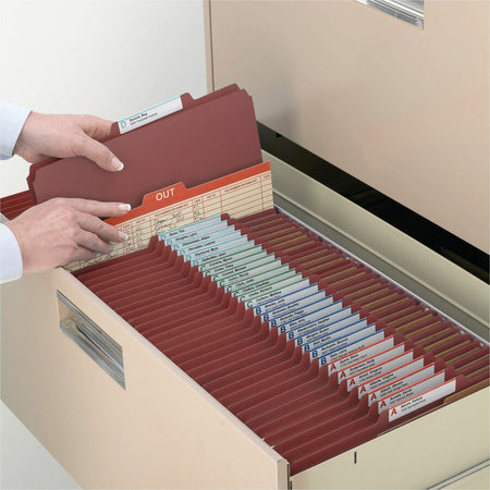 Smead SafeSHIELD 2/5 Tab Cut Letter Recycled Classification Folder - Alternate-Image3