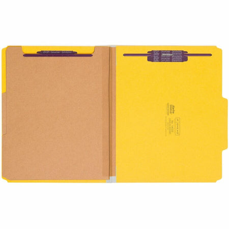Smead SafeSHIELD 2/5 Tab Cut Letter Recycled Classification Folder - Alternate-Image1