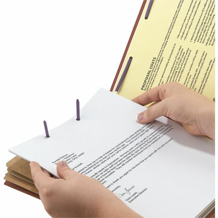 Smead SafeSHIELD 2/5 Tab Cut Letter Recycled Classification Folder - Alternate-Image4