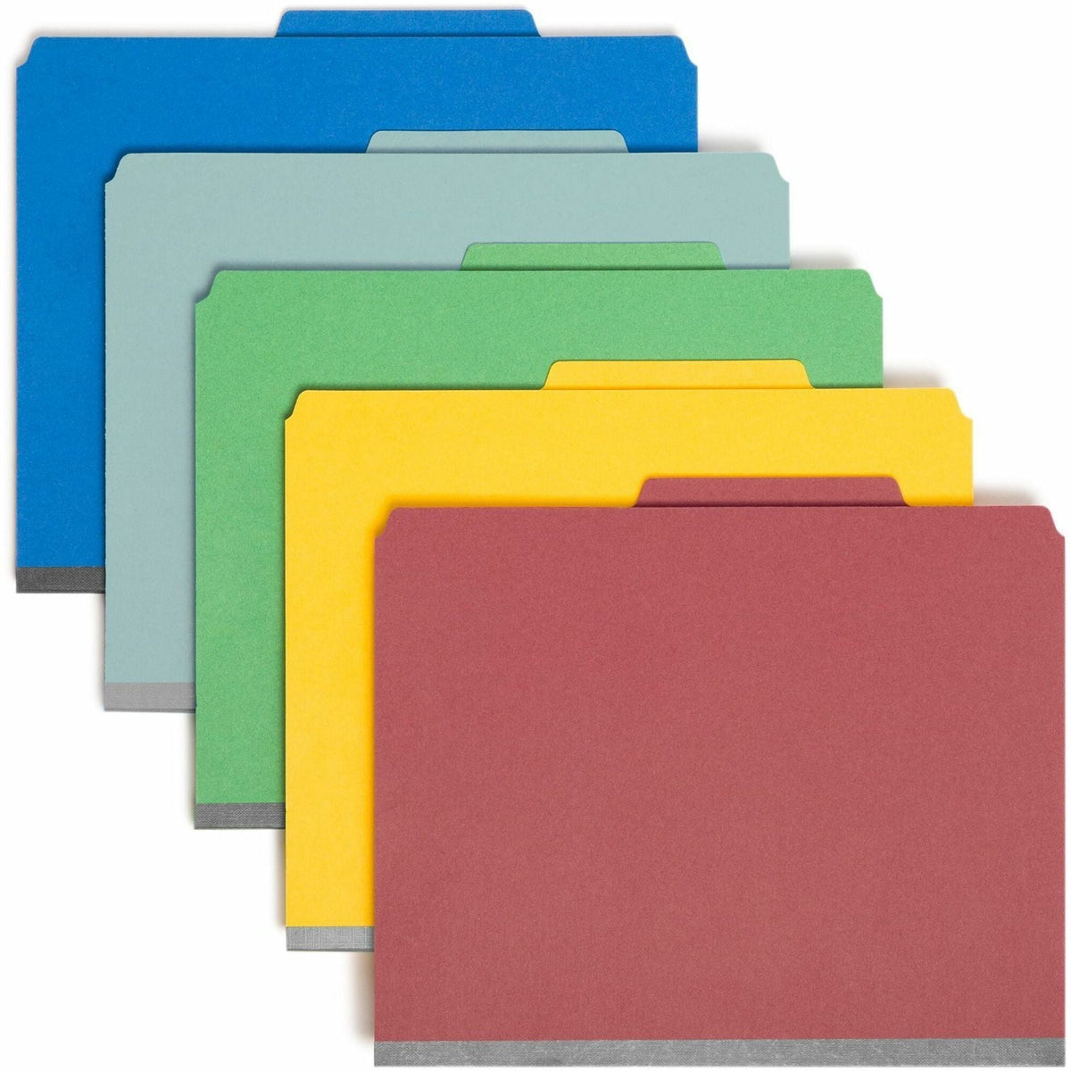 Smead SafeSHIELD 2/5 Tab Cut Letter Recycled Classification Folder - 2000