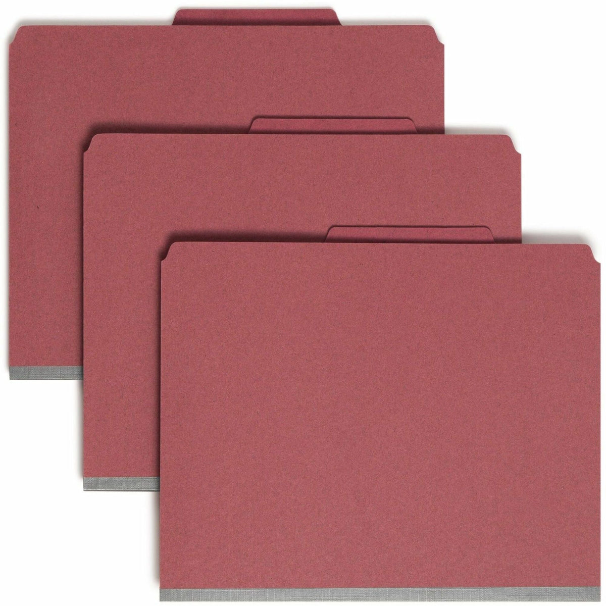 Smead SafeSHIELD 2/5 Tab Cut Letter Recycled Classification Folder - 2000
