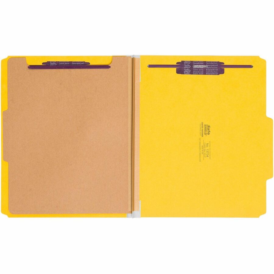 Smead SafeSHIELD 2/5 Tab Cut Letter Recycled Classification Folder - Alternate-Image3