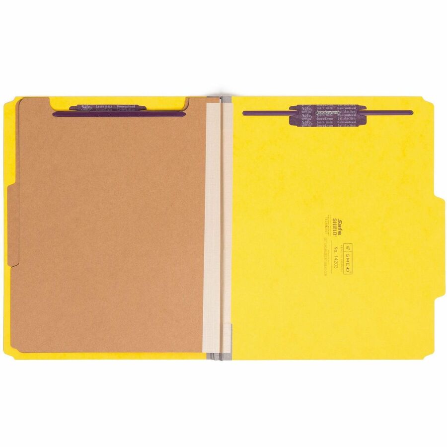 Smead SafeSHIELD 2/5 Tab Cut Letter Recycled Classification Folder - Alternate-Image1