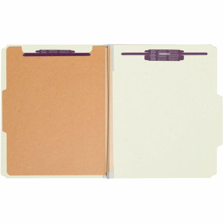Smead SafeSHIELD 2/5 Tab Cut Letter Recycled Classification Folder - Alternate-Image1
