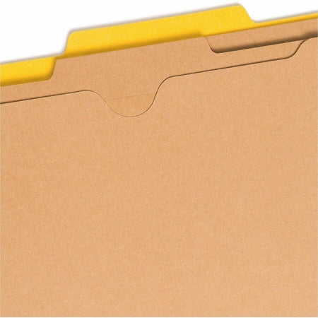 Smead SafeSHIELD 2/5 Tab Cut Letter Recycled Classification Folder - Top