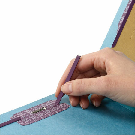Smead SafeSHIELD 2/5 Tab Cut Letter Recycled Classification Folder - Alternate-Image3