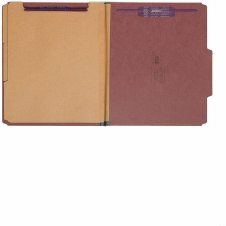 Smead SafeSHIELD 2/5 Tab Cut Letter Recycled Classification Folder - Alternate-Image1