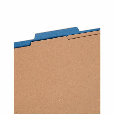 Smead SafeSHIELD 2/5 Tab Cut Letter Recycled Classification Folder - Top