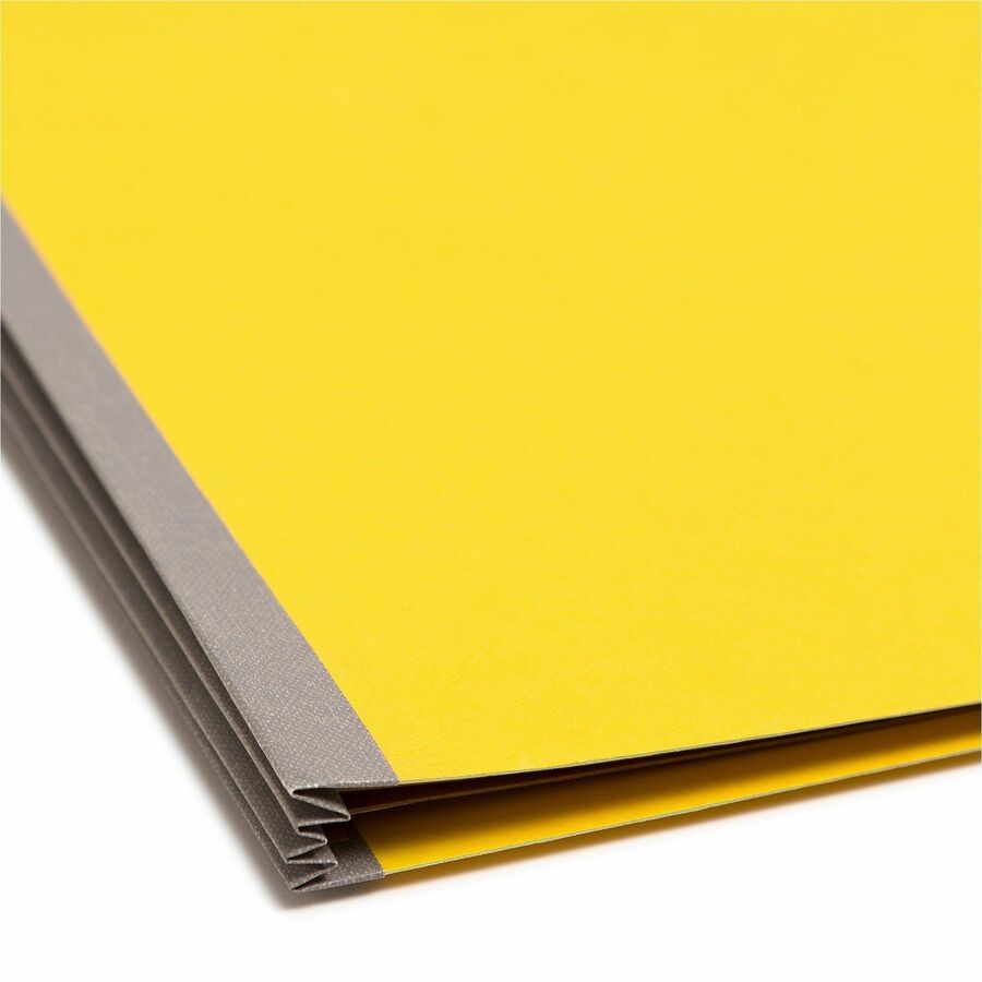 Smead SafeSHIELD 2/5 Tab Cut Letter Recycled Classification Folder - Bottom