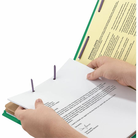 Smead SafeSHIELD 2/5 Tab Cut Letter Recycled Classification Folder - Alternate-Image3