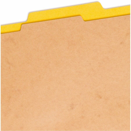 Smead SafeSHIELD 2/5 Tab Cut Letter Recycled Classification Folder - Top
