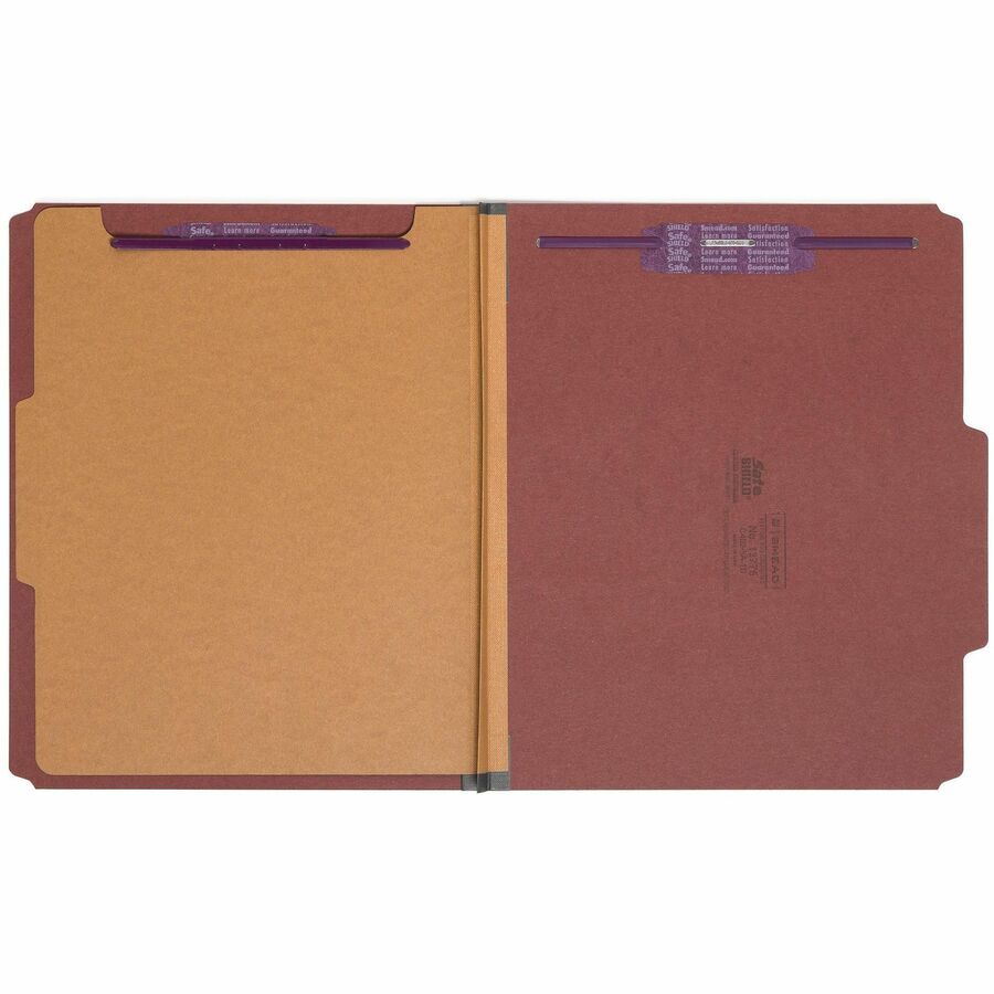 Smead SafeSHIELD 2/5 Tab Cut Letter Recycled Classification Folder - Alternate-Image1
