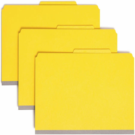 Smead SafeSHIELD 2/5 Tab Cut Letter Recycled Classification Folder - 2000