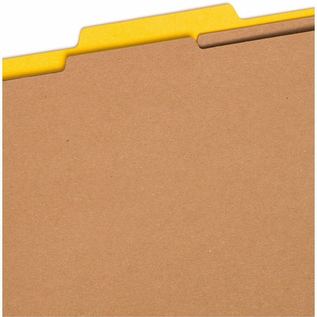 Smead SafeSHIELD 2/5 Tab Cut Letter Recycled Classification Folder - Top