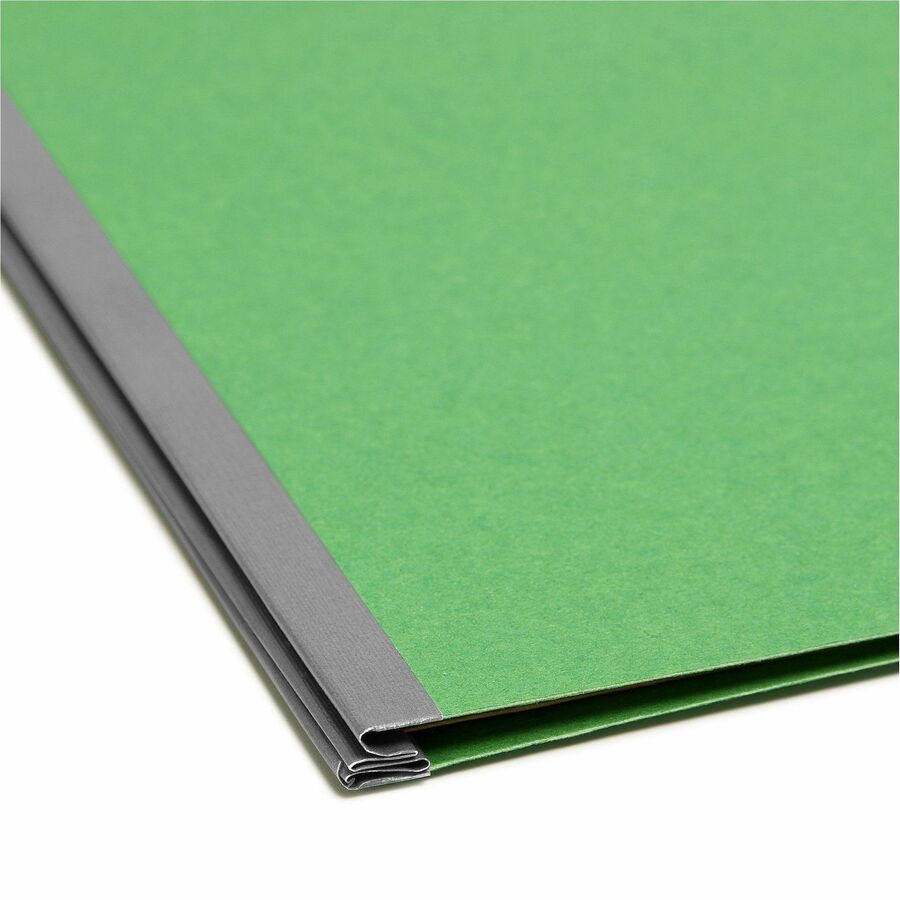 Smead SafeSHIELD 2/5 Tab Cut Letter Recycled Classification Folder - Bottom