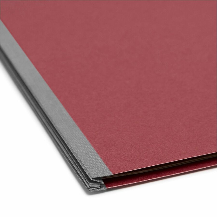 Smead SafeSHIELD 2/5 Tab Cut Letter Recycled Classification Folder - Bottom