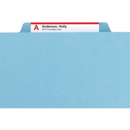 Smead SafeSHIELD 2/5 Tab Cut Letter Recycled Classification Folder - Alternate-Image4