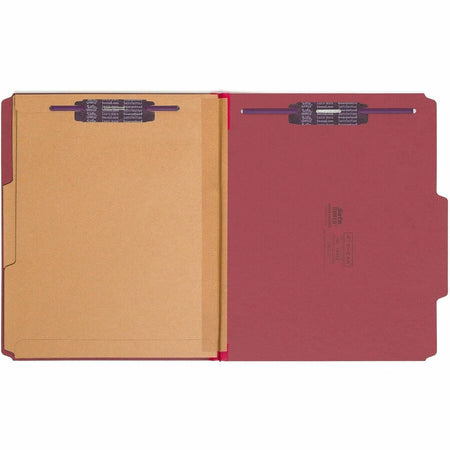 Smead SafeSHIELD 2/5 Tab Cut Letter Recycled Classification Folder - Front