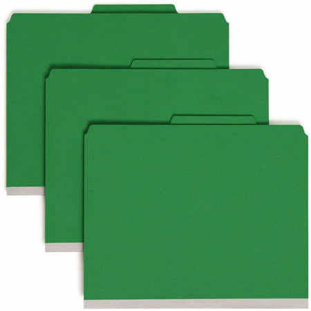 Smead SafeSHIELD 2/5 Tab Cut Letter Recycled Classification Folder - 2000