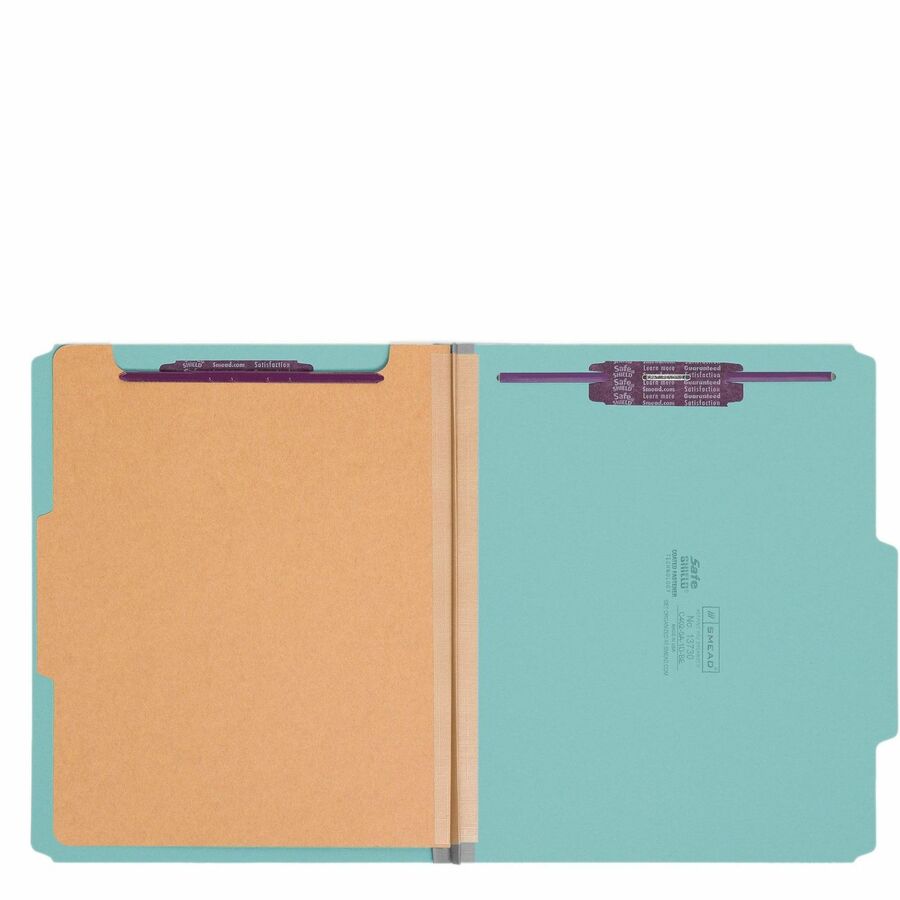 Smead SafeSHIELD 2/5 Tab Cut Letter Recycled Classification Folder - Alternate-Image6