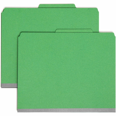 Smead SafeSHIELD 2/5 Tab Cut Letter Recycled Classification Folder - 2000