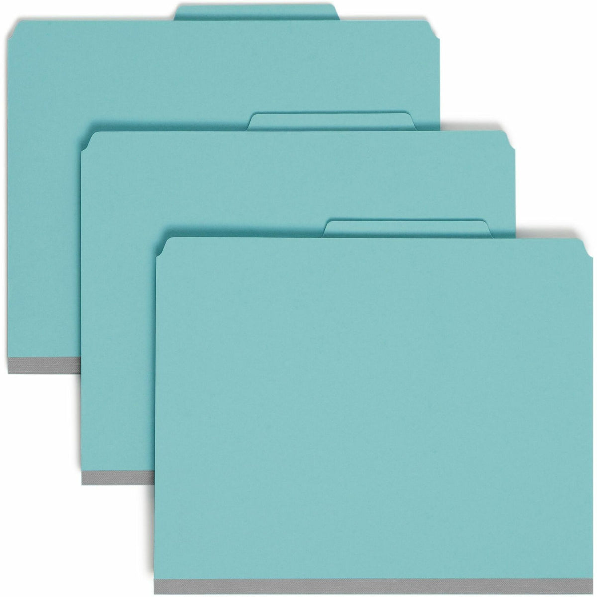 Smead SafeSHIELD 2/5 Tab Cut Letter Recycled Classification Folder - 2000