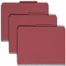 Smead SafeSHIELD 2/5 Tab Cut Letter Recycled Classification Folder - 2000