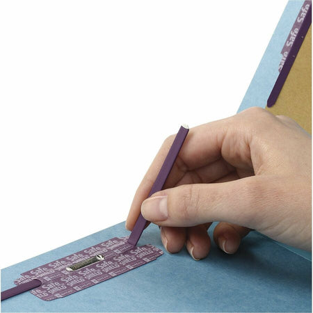 Smead SafeSHIELD 2/5 Tab Cut Letter Recycled Classification Folder - Alternate-Image3