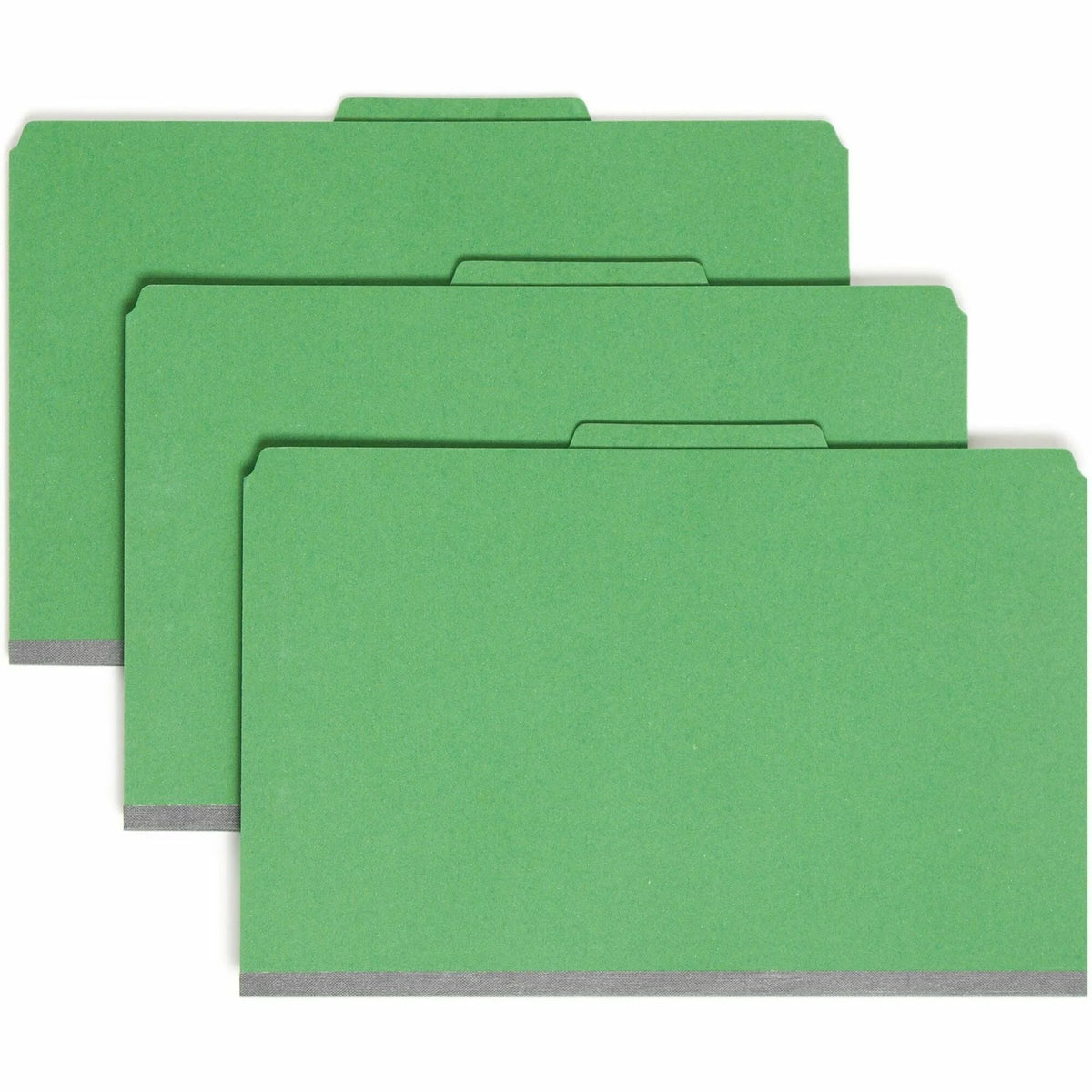 Smead SafeSHIELD Legal Classification Folders - Eco-Friendly 2’’ Expansion - Green 10/Box