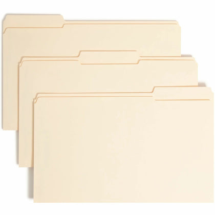 Smead SafeSHIELD Legal Fastener Folder - 8.5’’ x 14’’ - 3/4’’ Expansion - 50/Box - Folders