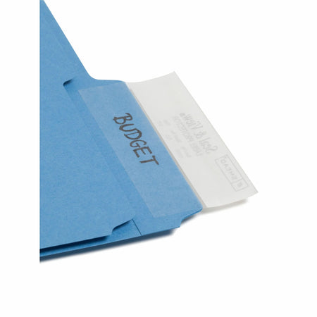 Smead Seal and View Label Protectors: Clear Polylaminate 1.68’’ x 3.50’’ 100/Pack - Filing Labels