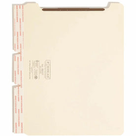 Smead Self-Adhesive Folder Dividers with Twin-Prong Fastener - For Letter 8 1/2’’ x 11’’ Sheet - Manila - 100 / Box
