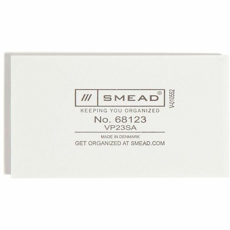 Smead Self-Adhesive Pockets - 3’’ Length - Clear - Poly - 100 / Box - Filing Jackets &