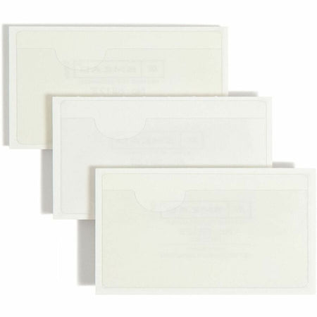Smead Self-Adhesive Pockets - 3’’ Length - Clear - Poly - 100 / Box - Filing Jackets &