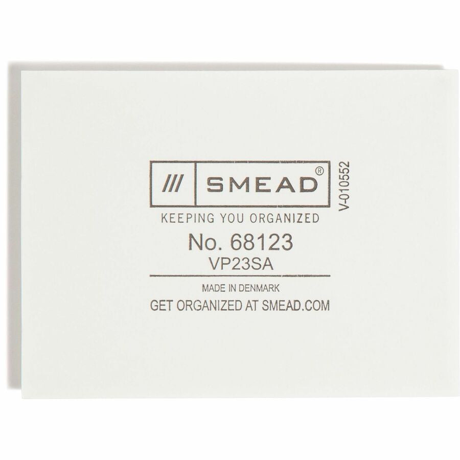 Smead Self-Adhesive Pockets - 3’’ Length - Clear - Poly - 100 / Box - Filing Jackets &