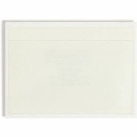 Smead Self-Adhesive Pockets - For 5 5/16’’ x 3 5/8’’ Sheet - Clear - Poly - 100 / Box - Filing Jackets &