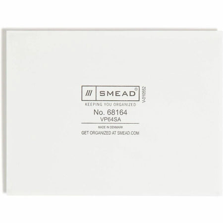 Smead Self-Adhesive Pockets: Clear Poly 6 1/4’’ x 4 9/16’’ - 100/Box - Filing Jackets & Pockets