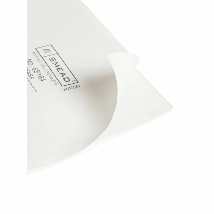 Smead Self-Adhesive Pockets: Clear Poly 6 1/4’’ x 4 9/16’’ - 100/Box - Filing Jackets & Pockets