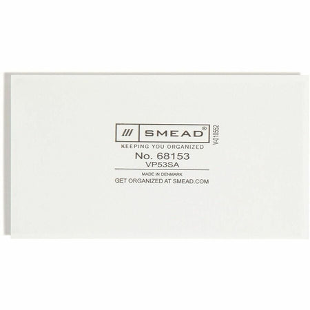 Smead Self-Adhesive Pockets - For 5 5/16’’ x 3 5/8’’ Sheet - Clear - Poly - 100 / Box - Filing Jackets &
