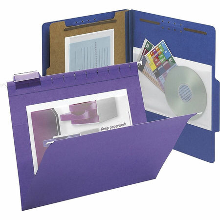 Smead Self-Adhesive Pockets - For 9’’ x 5 9/16’’ Sheet - Clear - Poly - 100 / Box - Filing Jackets &