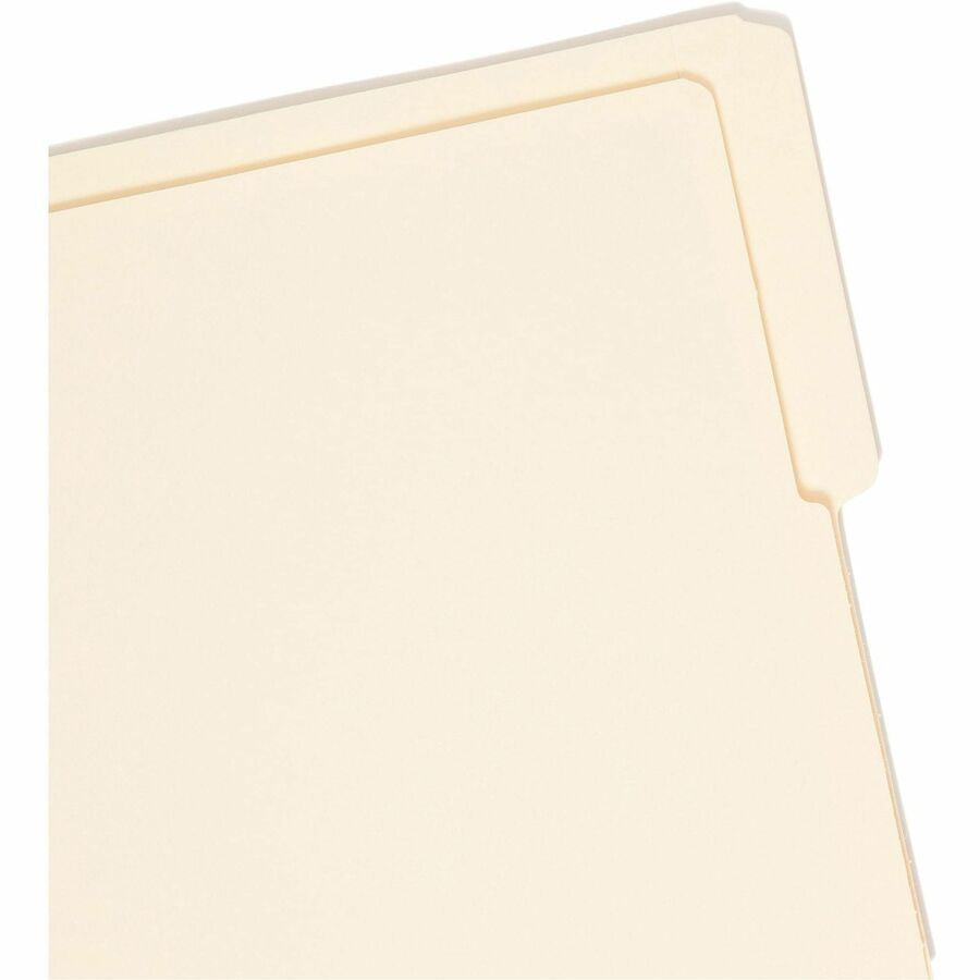 Smead Shelf-Master 1/2 Tab Cut Letter Recycled End File Folder - 8 1/2’’ x 11’’ - 3/4’’ Expansion - Location - Folders
